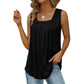 🔥Last Day Special Price £8.99!!🔥2025 Women's Square Neck Sleeveless Vest T-Shirt