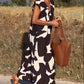 🌷Last Day Promotion 49% OFF - 👗V-Neck Floral A-line Maxi Print Dress