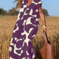 🌷Last Day Promotion 49% OFF - 👗V-Neck Floral A-line Maxi Print Dress