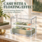 Floating Bill Savings Challenge Box – Clear Acrylic Money Bank