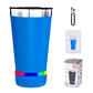 🎧 16oz Stainless Steel Insulated Tumbler with Built-in Bluetooth Speaker & LED Lights