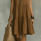 Women’s Casual V-Neck Sleeveless Print Dress