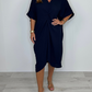 Short Sleeve Maxi Dress With Knot Detail