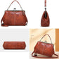 💼2026 New Kattee Elegant Waterproof Women’s Leather Kiss-Lock Tote Handbag