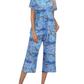 🎁Hot Sale 48% OFF⏳WOMEN'S PRINTED SHORT SLEEVE TOP WITH CAPRI PANTS LOUNGE & SLEEPWEAR SET