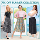 💕HOT SALE 70% OFF🌷💕 Women's High Elastic Waist Pleated Chiffon Wide Leg Culottes