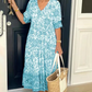 🌸Spring Sale 60% OF👗FV-neck cozy Bohemian Latest Style Dress