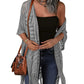 😍Women’s Oversized Knit Cardigan – Lightweight Crochet Tassel Kimono for Spring & Summer 🌸