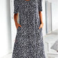 🎁Hot Sale🎁Casual Women Scoop Neck Floral Dress (with pockets)
