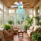 🏆LAST DAY SALE ONLY￡19.99 with Adaptor!!🎁BreezGlow™ Smart E27 Ceiling Fan Light with Hi-Fi Bluetooth Speaker & Mood Lighting  Cool Breezes • Crystal-Clear Sound • 16 Million Colours💡🌬️🎵