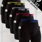 5 Pack Men's Letter Tape Boxer Brief