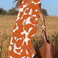 🌷Last Day Promotion 49% OFF - 👗V-Neck Floral A-line Maxi Print Dress