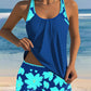 Sexy Printed Tank Top & Shorts 2-Piece Swimsuit