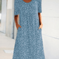 🎁Hot Sale🎁Casual Women Scoop Neck Floral Dress (with pockets)