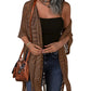 😍Women’s Oversized Knit Cardigan – Lightweight Crochet Tassel Kimono for Spring & Summer 🌸