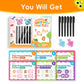 You get 6 ！！！ 🎁MagicBook| Kids Practice Copybook Set (6Pcs/Set)