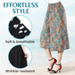 💕HOT SALE 70% OFF🌷💕 Women's High Elastic Waist Pleated Chiffon Wide Leg Culottes