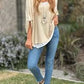 Women's Shirt Blouse Solid Color Stylish Casual Long Sleeve Crew Neck Regular Tops