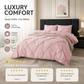 💗Last day of sale – 50% off⚡Bedsure Soft Pintuck Duvet Set
