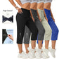 📢📢40% OFF !! ⏰Women's Casual Quick-Dry Stretchy Capri Pants