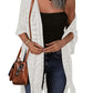 😍Women’s Oversized Knit Cardigan – Lightweight Crochet Tassel Kimono for Spring & Summer 🌸