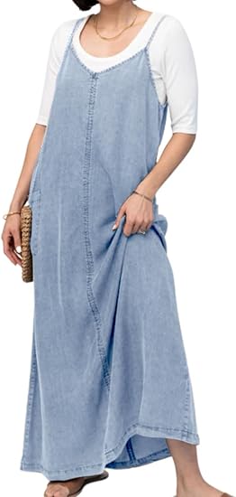 🔥Hot Sale 49%🔥Women's Denim Maxi Jumper Dress