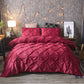 💗Last day of sale – 50% off⚡Bedsure Soft Pintuck Duvet Set
