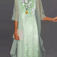 Women's two-piece round neckline printed dress