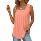 🔥Last Day Special Price £8.99!!🔥2025 Women's Square Neck Sleeveless Vest T-Shirt