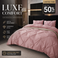 💗Last day of sale – 50% off⚡Bedsure Soft Pintuck Duvet Set