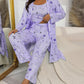 🌸✨Comfy 3-Piece Pajama Set – Robe, Camisole & Long Pants