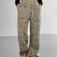 Full Size Leopard Print Wide Leg Pants Plus Size