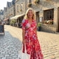 🌺Summer Hot Sale 60% OFF💐💃V-neck Floral Loose Maxi Dress