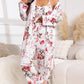 🌸✨Comfy 3-Piece Pajama Set – Robe, Camisole & Long Pants