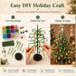 🎄✨ DIY Beaded Christmas Tree Kit – 🎅Create Your Own Sparkling Holiday Decoration