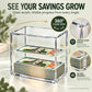 Floating Bill Savings Challenge Box – Clear Acrylic Money Bank