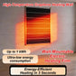🔥3-Second Rapid Heating Honeycomb Graphene Far-Infrared Ceramic Wall Heater – Low Noise & Energy Efficient Indoor Wall Mount Heater