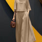 🔥Last Day Promotion 60% OFF🔥💯Fashionable Set: 3/4 Sleeve Loose Top & Flowing Wide-Leg Pants