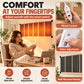 🔥3-Second Rapid Heating Honeycomb Graphene Far-Infrared Ceramic Wall Heater – Low Noise & Energy Efficient Indoor Wall Mount Heater