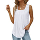 🔥Last Day Special Price £8.99!!🔥2025 Women's Square Neck Sleeveless Vest T-Shirt