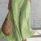 Women's Elegant Striped Off Shoulder Dress