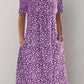 🎁Hot Sale🎁Casual Women Scoop Neck Floral Dress (with pockets)