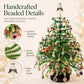 🎄✨ DIY Beaded Christmas Tree Kit – 🎅Create Your Own Sparkling Holiday Decoration