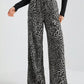 Full Size Leopard Print Wide Leg Pants Plus Size
