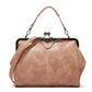 💼2026 New Kattee Elegant Waterproof Women’s Leather Kiss-Lock Tote Handbag