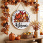 16Pcs Interchangeable Welcome Sign,Classic Color,Welcome | Front Door Wreath Decor