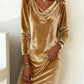 🎅 Christmas Promotion  50% OFF 🎁Loose Velvet Dress for Women