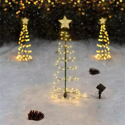 🎄Solar Metal LED Christmas Tree String Lights