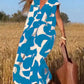 🌷Last Day Promotion 49% OFF - 👗V-Neck Floral A-line Maxi Print Dress