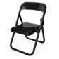 Cute Chair Shaped Cell Phone Stand Creative Desktop Holder and Decorative Ornament for Dormitory